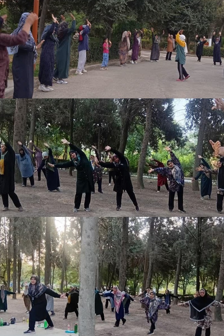 همایش ورزش صبحگاهی در کلاله 