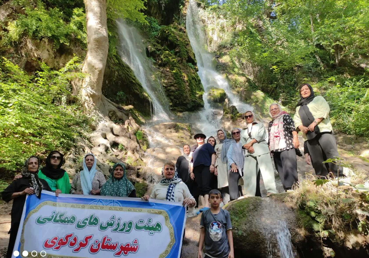 طبیعت گردی بانوان ورزشکار کردکوی