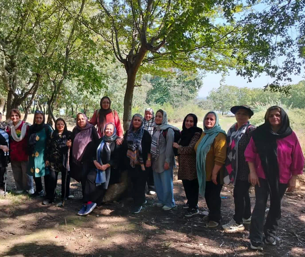 طبیعت گردی بانوان ورزشکار کردکوی